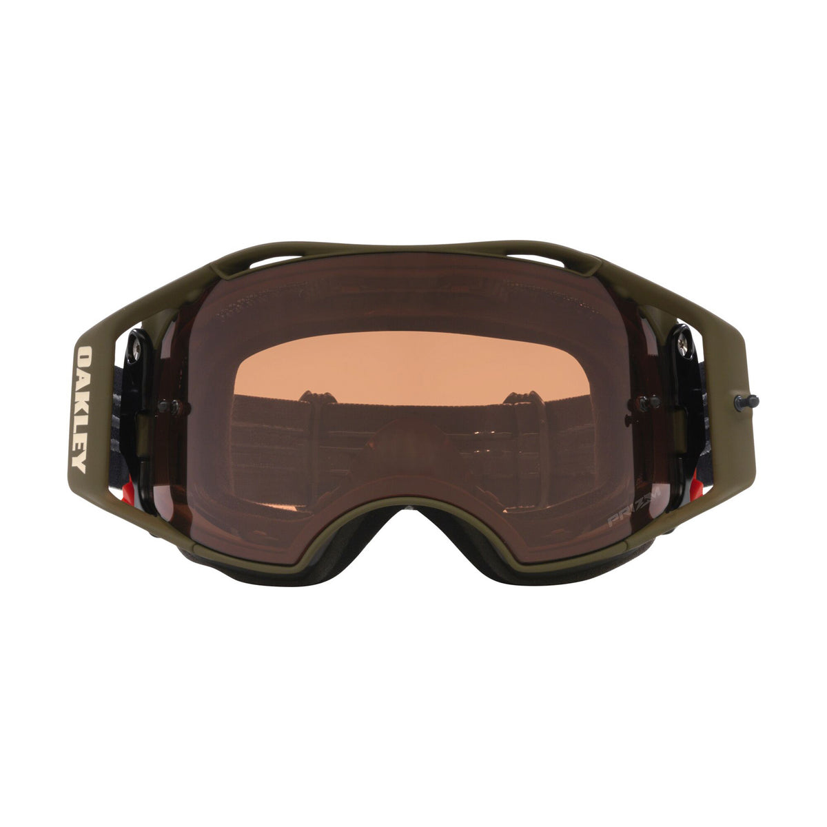 OAKLEY AIRBRAKE MTB Dark Brush Camo Goggle Prizm MX Bronze Lens