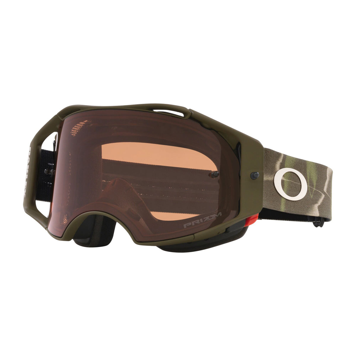 OAKLEY AIRBRAKE MTB Dark Brush Camo Goggle Prizm MX Bronze Lens