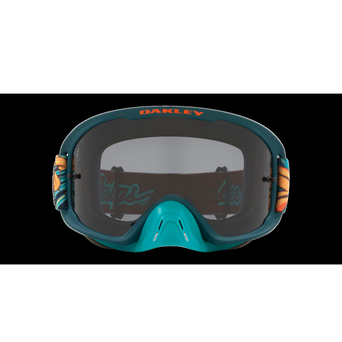 OAKLEY O FRAME 2.0 MTB TLD Green Goggle Dark Grey Lens