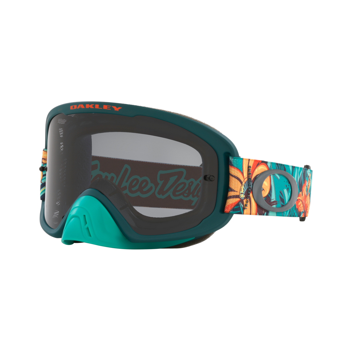 OAKLEY O FRAME 2.0 MTB TLD Green Goggle Dark Grey Lens