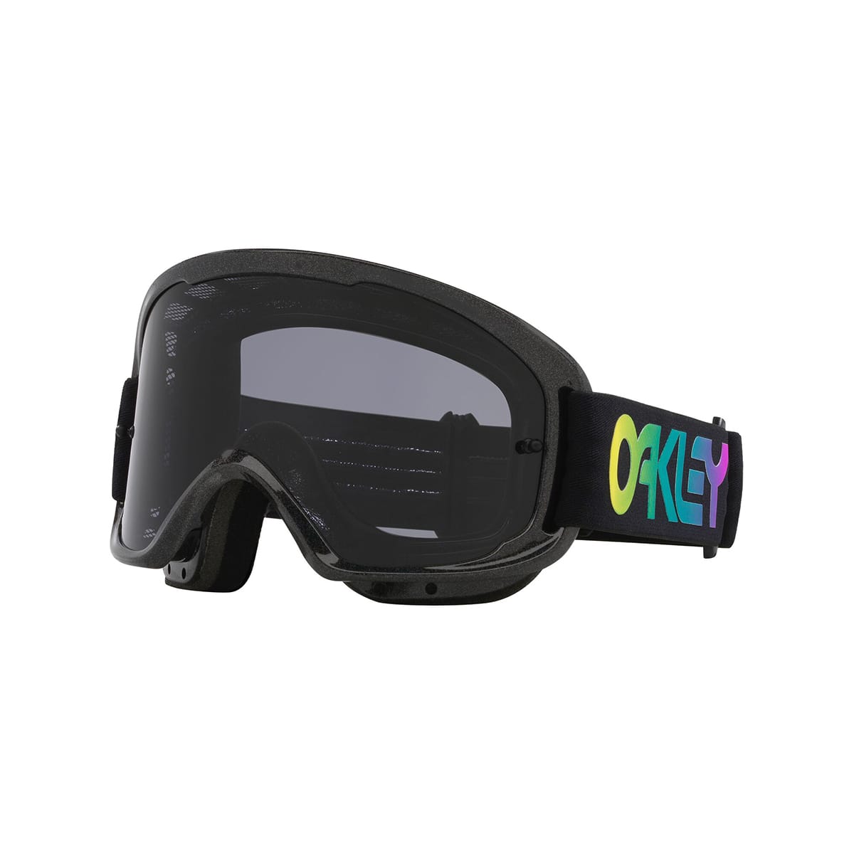 OAKLEY O Frame Pro 2.0 MTB B1B Galaxy Black Goggle Dark Grey Lens OO7117-19