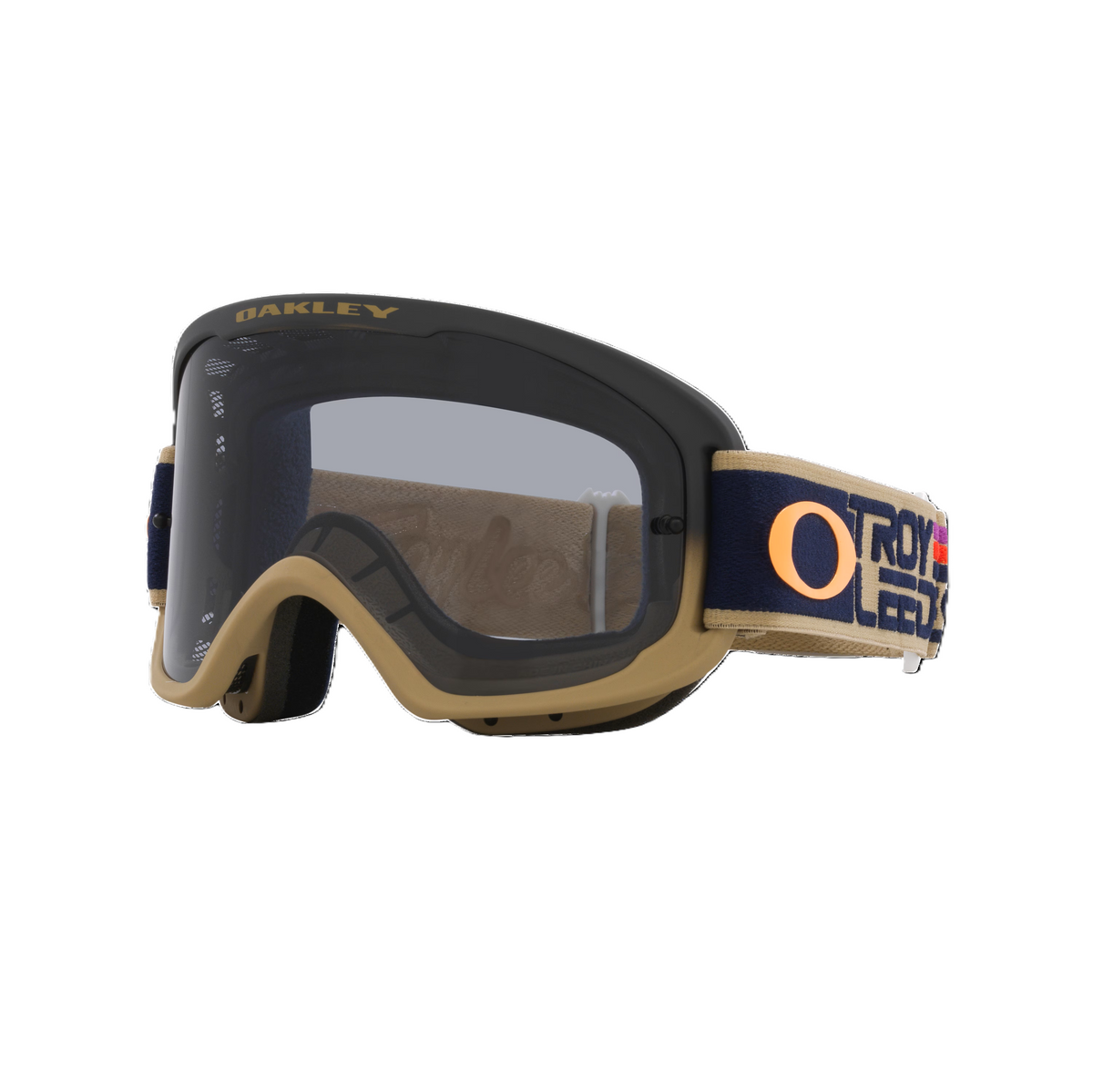 OAKLEY O Frame Pro 2.0 MTB TROY LEE DESIGNS FUTURO Goggle Light Grey Lens - OO7117-2500