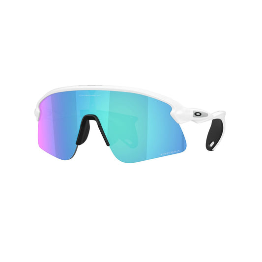 OAKLEY STUNT DEVIL S Glasses Matt White Prizm Sapphire