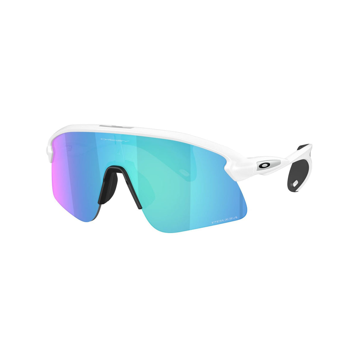 OAKLEY STUNT DEVIL S Glasses Matt White Prizm Sapphire