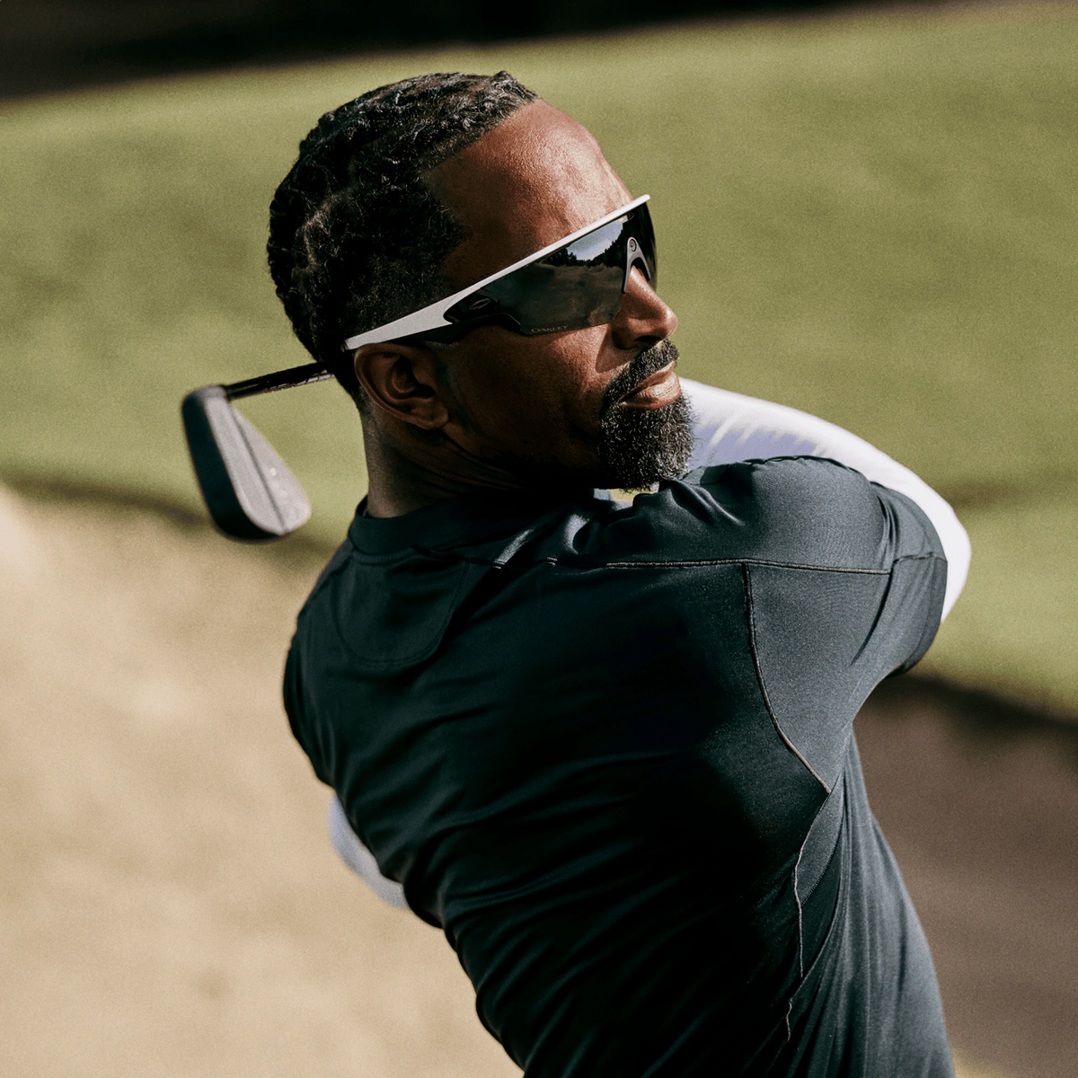 OAKLEY VANGUARD META Glasses Black/White Prizm Black Lens