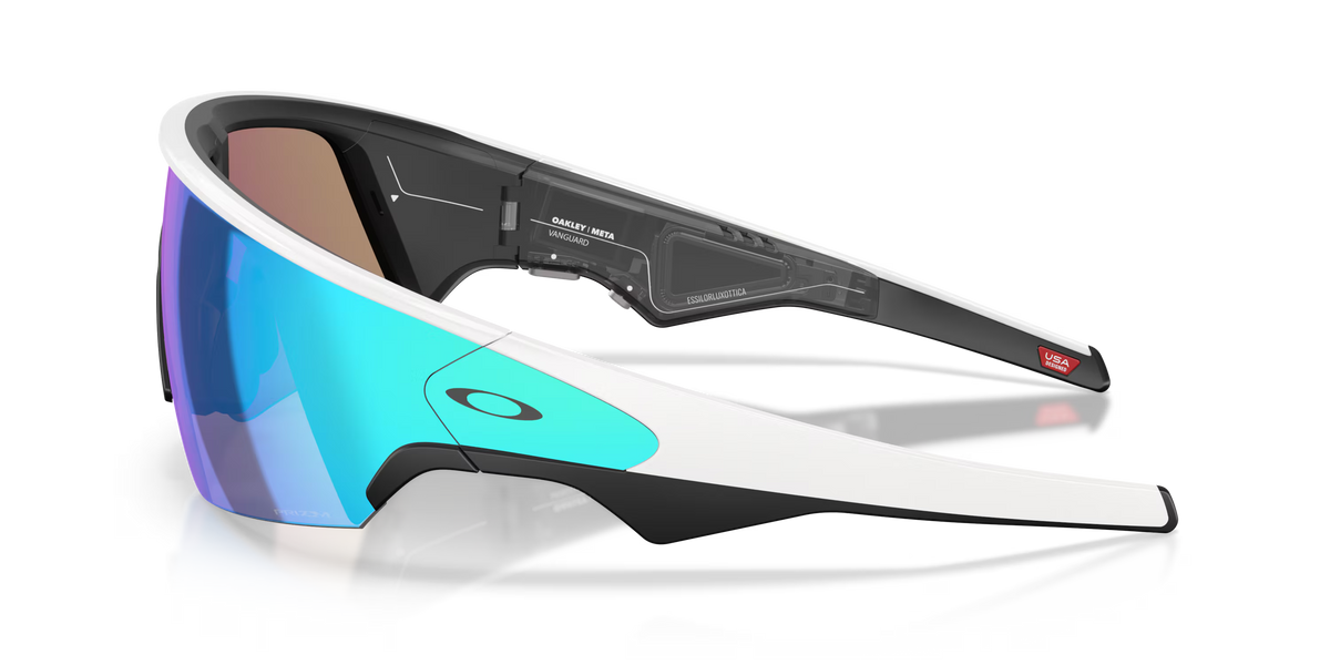 Bril OAKLEY VANGUARD META Zwart/Wit Lens Prizm Sapphire