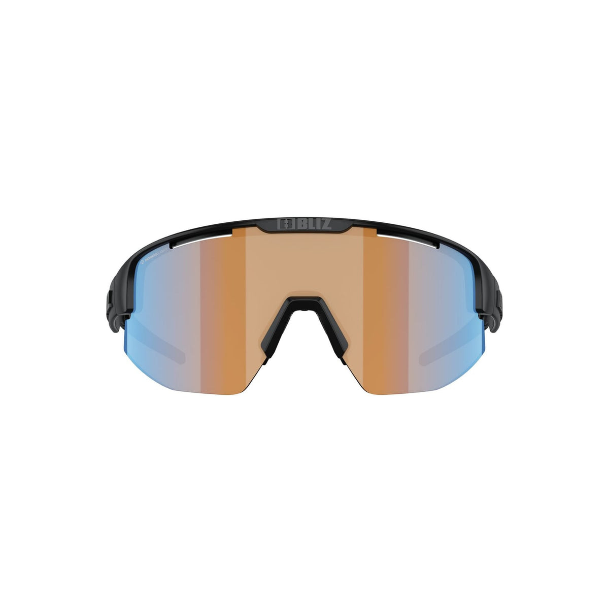 BLIZ MATRIX SMALL Glasses Matt Black Orange Screen
