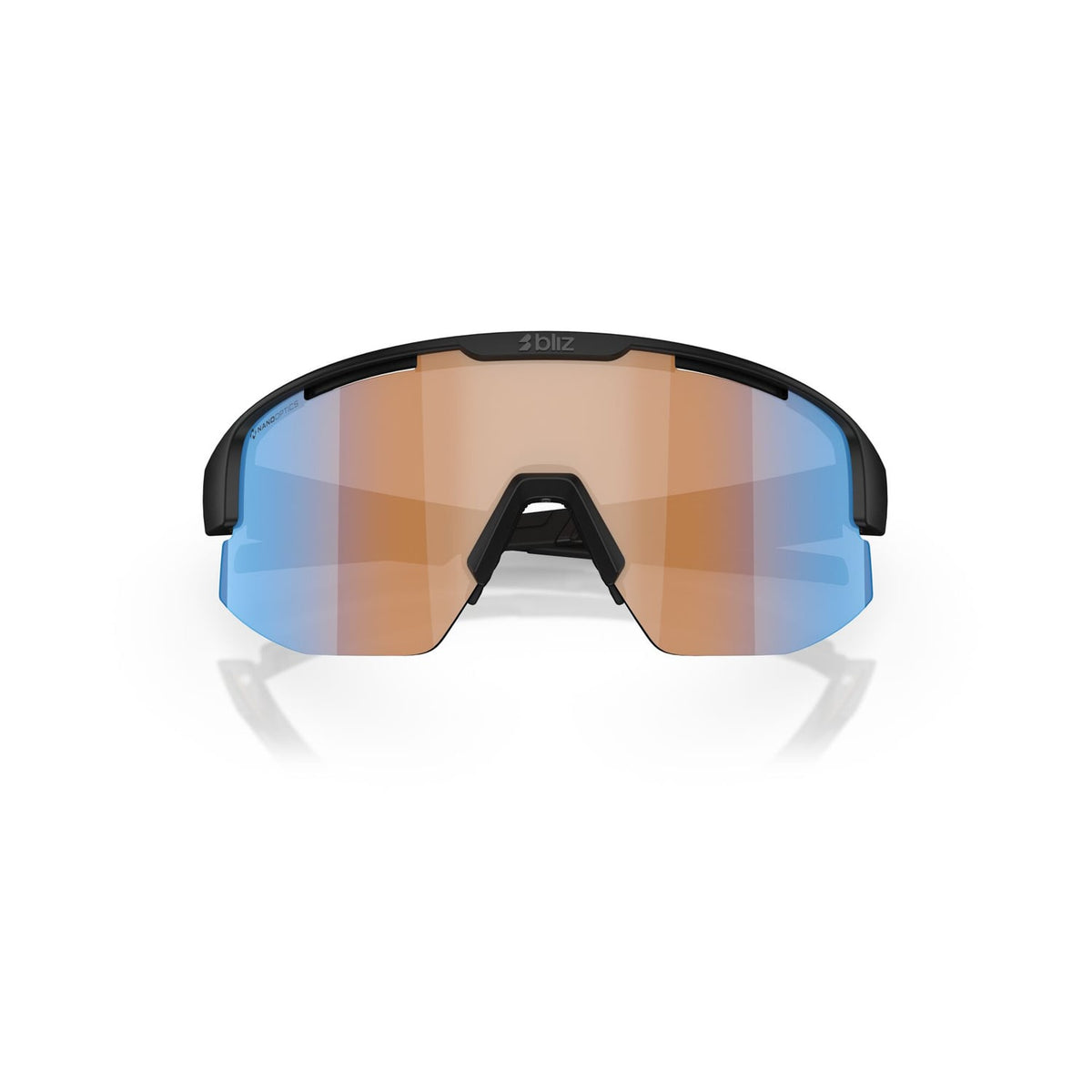 BLIZ MATRIX SMALL Glasses Matt Black Orange Screen
