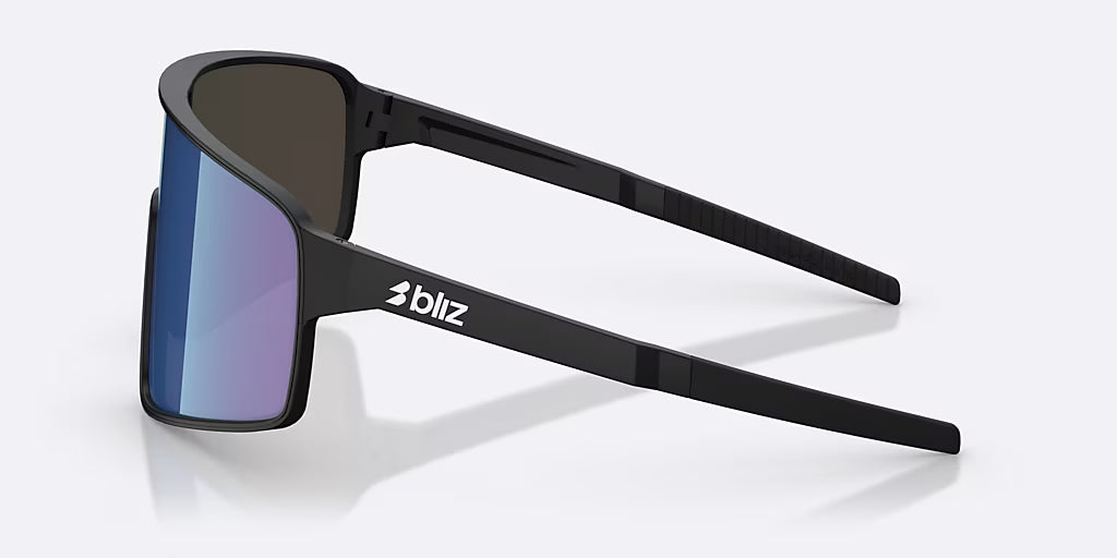 BLIZ P001 Glasses Matt Black Lens Blue Irdium