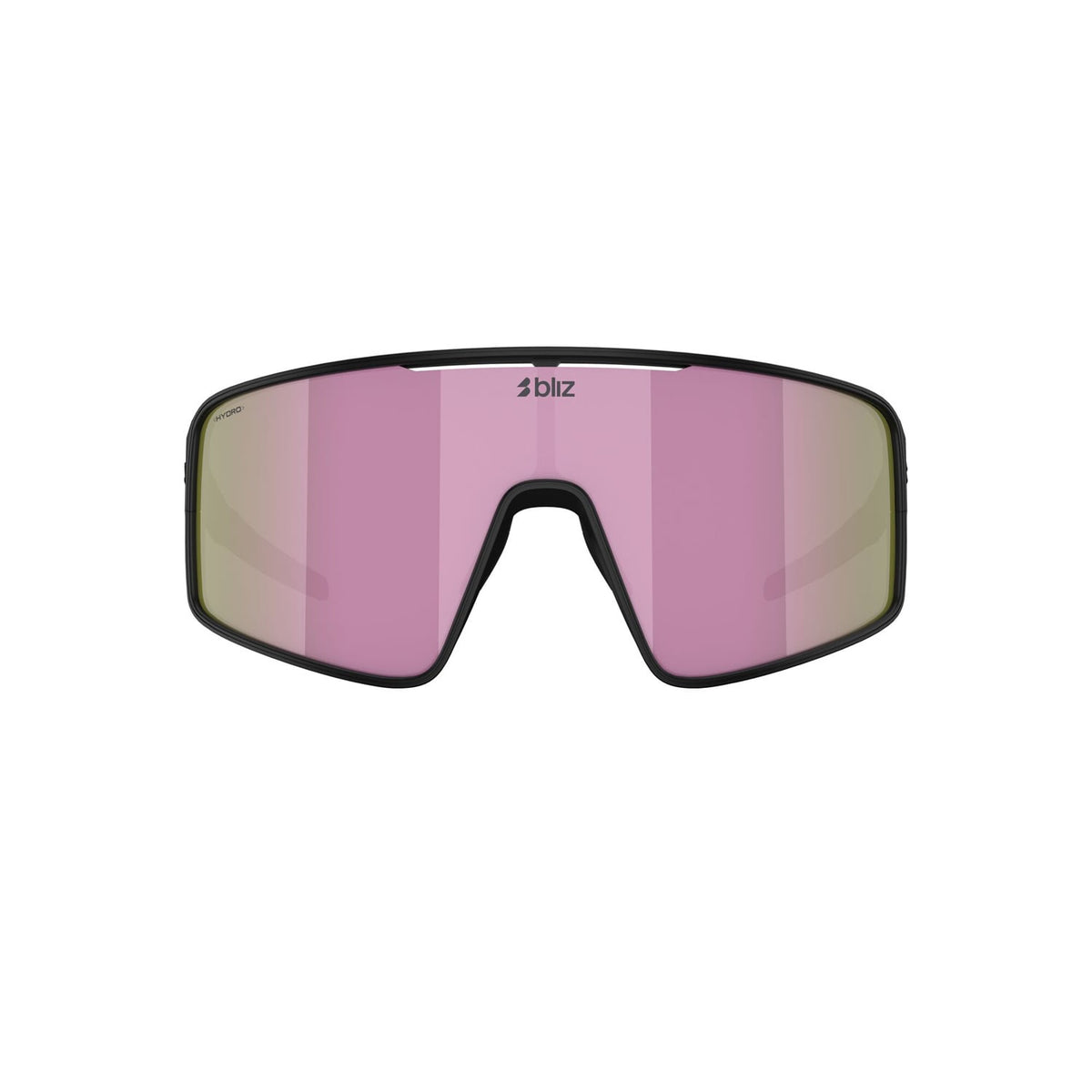 Okulary BLIZ P001 S Czarne Matt Ekran Brązowy Różowy Wielokolorowy