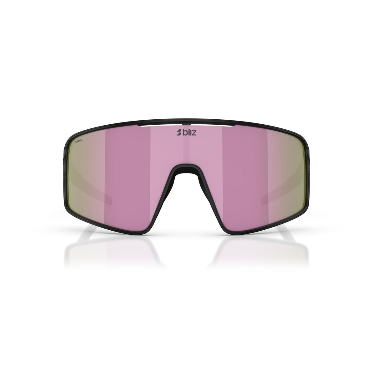 Okulary BLIZ P001 S Czarne Matt Ekran Brązowy Różowy Wielokolorowy