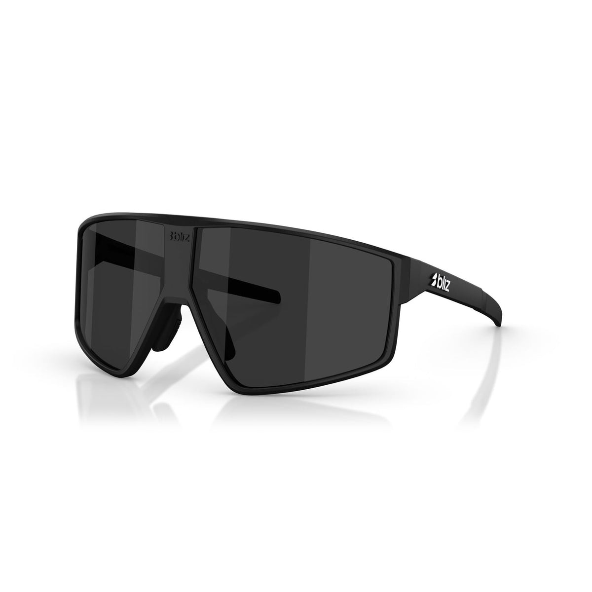 BLIZ P002 S Glasses Matt Black Smoked Grey Screen