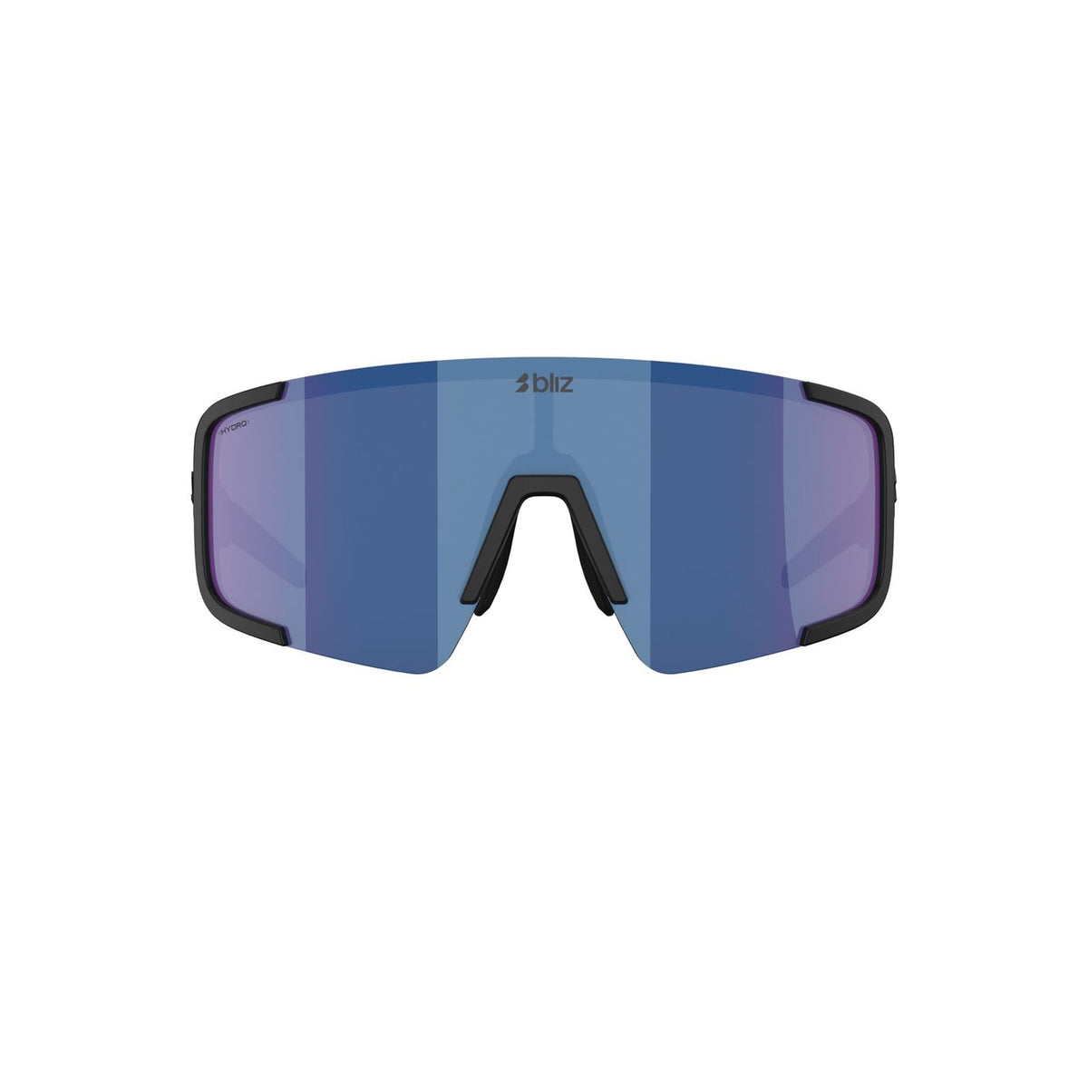 BLIZ P003 Glasses Matt Black Blue Mirror Lens