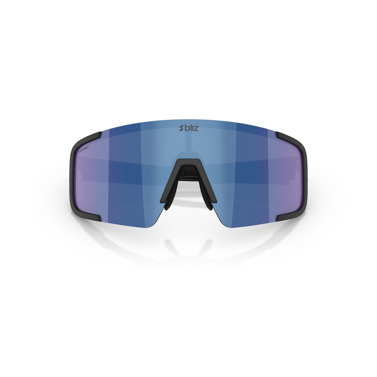 BLIZ P003 Glasses Matt Black Blue Mirror Lens