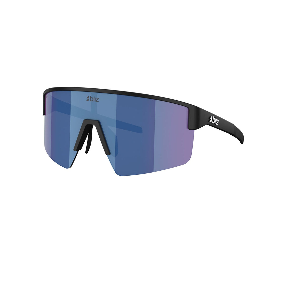 BLIZ P004 Glasses Matt Black Blue Iridium Lens