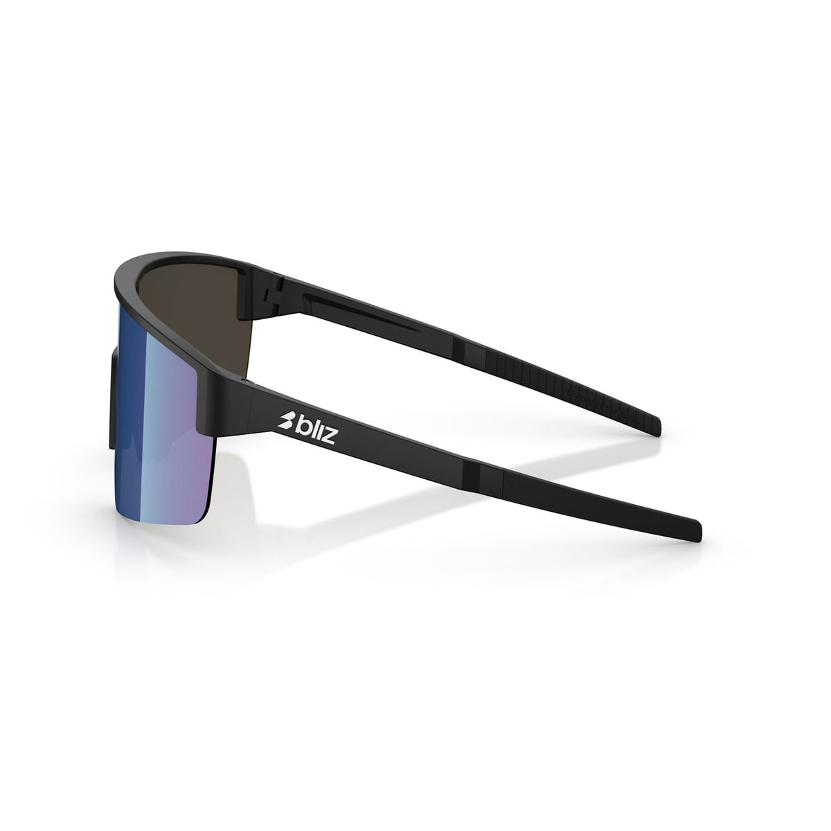 BLIZ P004 Glasses Matt Black Blue Iridium Lens