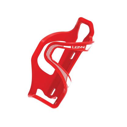 LEZYNE FLOW CAGE E SL-L Left-Entry Bottle Cage Red