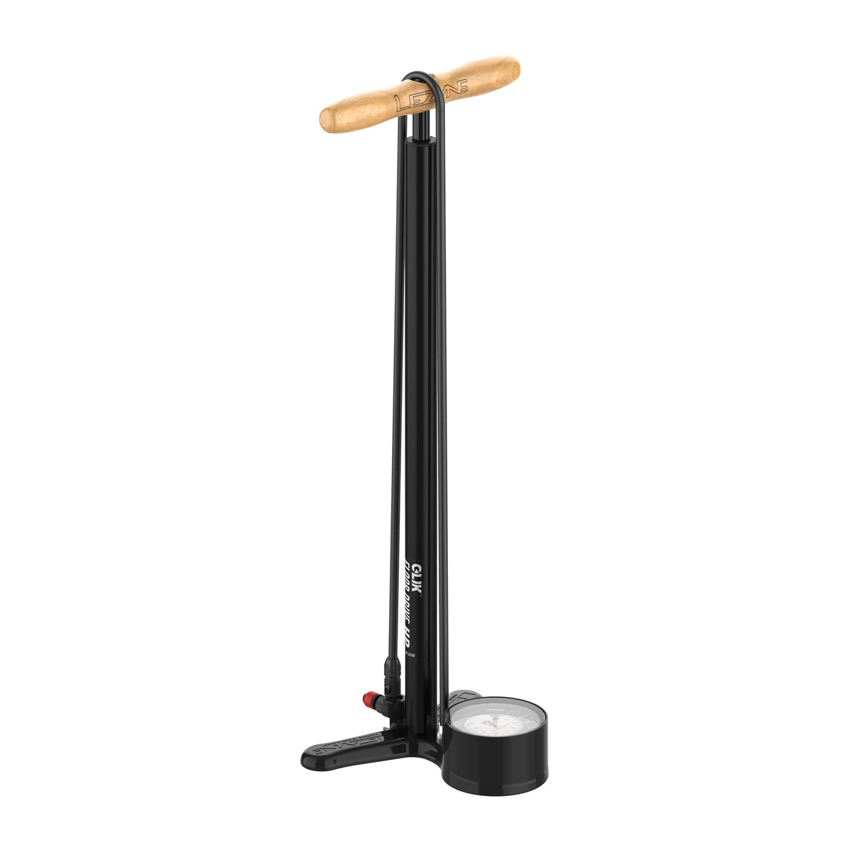 LEZYNE CLIK DRIVE HP fodpumpe med ABS PRO Chuck, sort