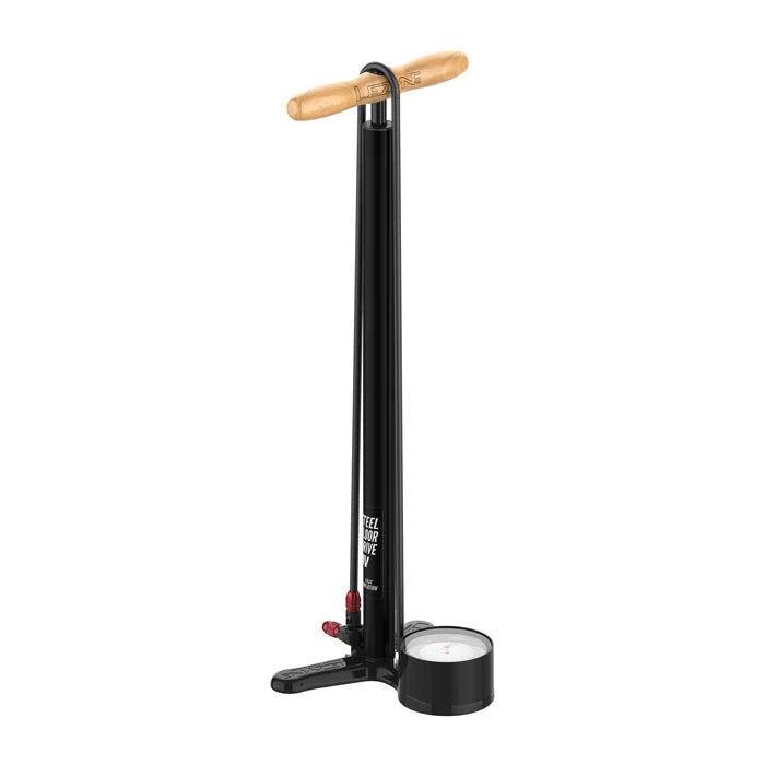 Stojánková Pumpa LEZYNE STEEL FLOOR DRIVE 3.5 HV Černá
