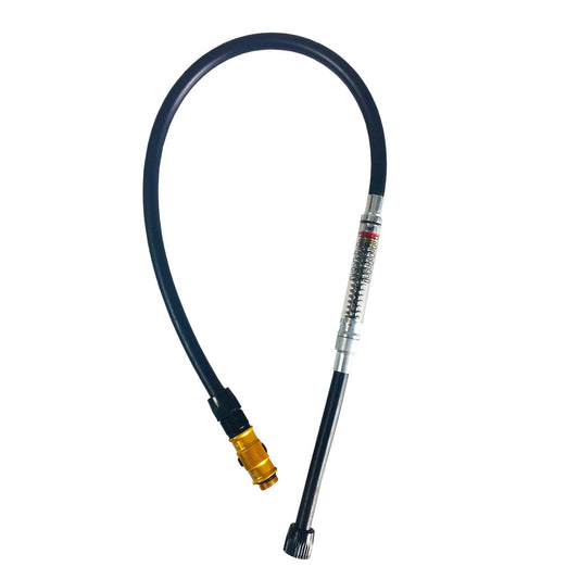 Zlatá náhradná hadička LEZYNE ABS Flip Venti Micro Floor Drive
