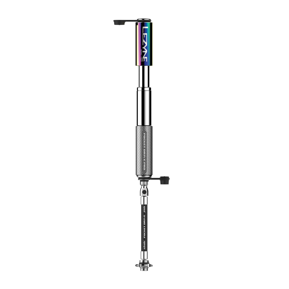 LEZYNE MINI POCKET DRIVE PRO Hand Pump Metallic Silver