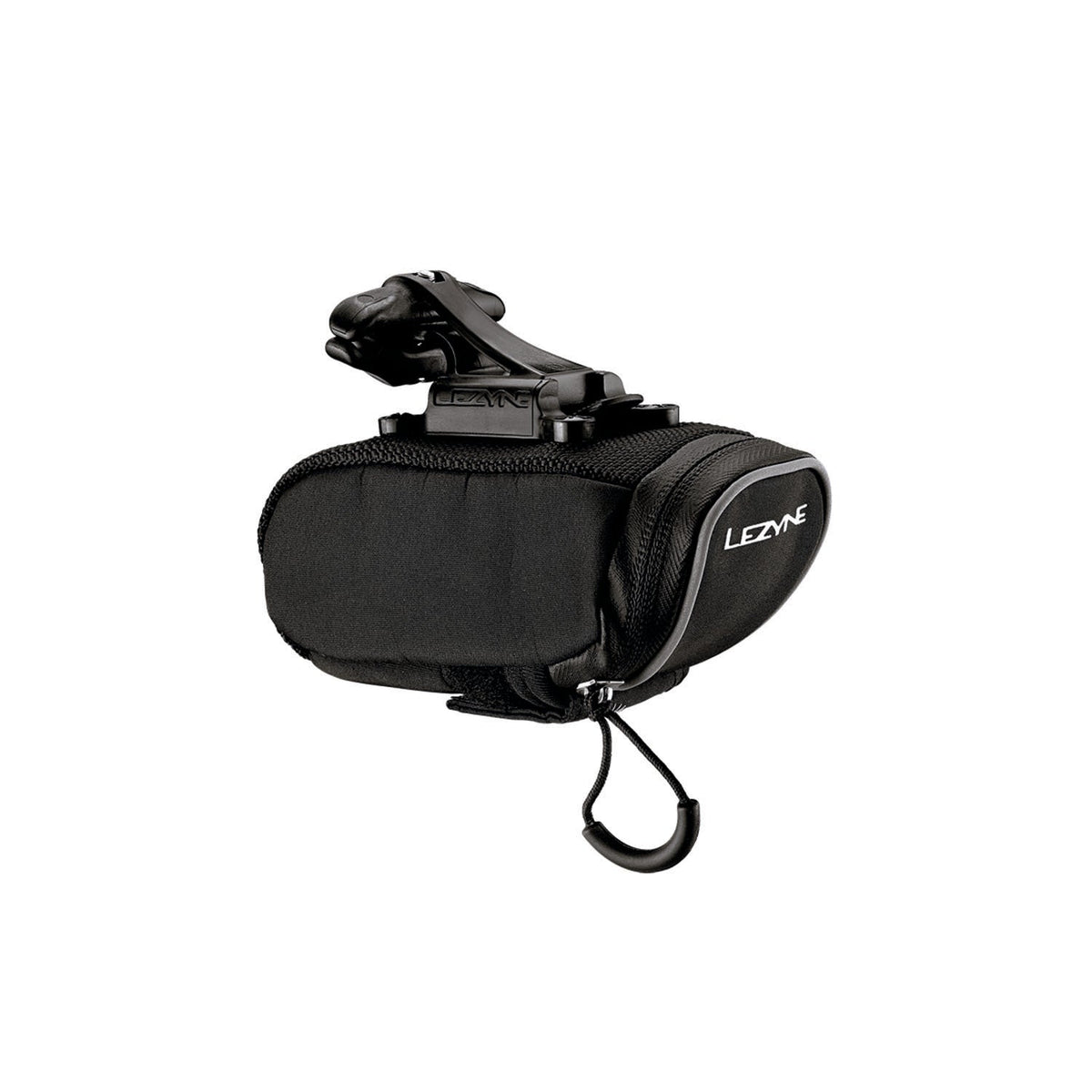 LEZYNE Micro Caddy sadeltaske, sort, med QR-system