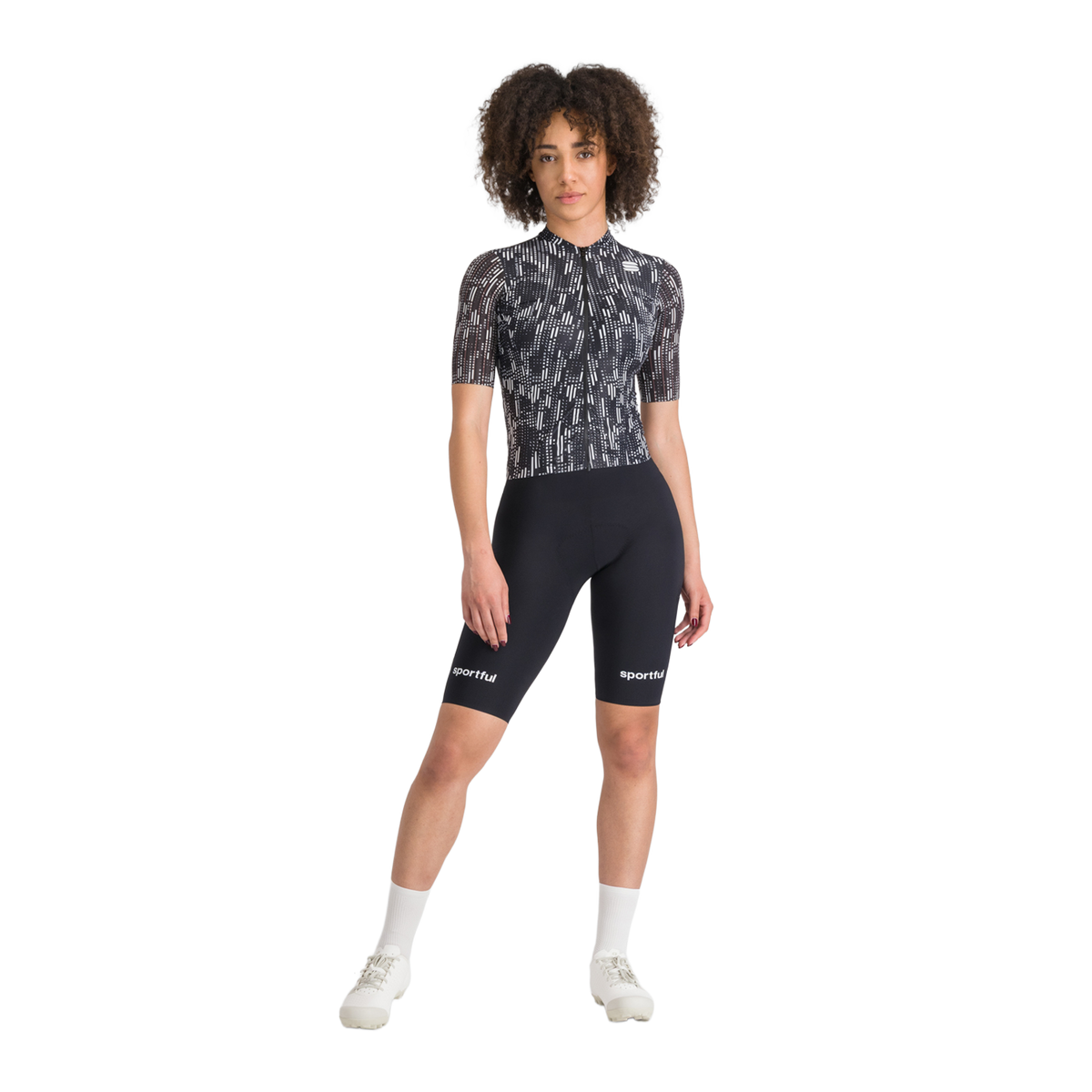 SPORTFUL G-SUIT Short Sleeve Women's Suit Black/White