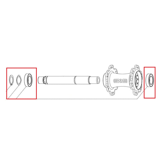 Ρουλεμάν Πίσω Πλήμνης 17×28×7mm ENVE INNERDRIVE