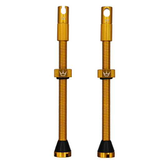 Tubeless Ventielen PEATY'S x Chris King MK2 Presta 80 mm (x2) Goud