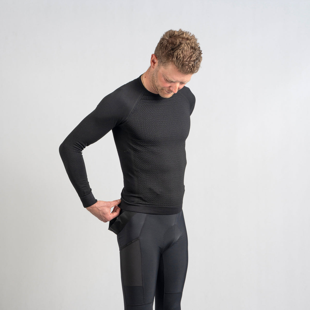 Långärmat underställ GRIPGRAB PACR WINTER SEAMLESS svart