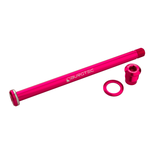 Oś Tylnego Koła BURGTEC 174mm do Ramy Yeti Różowa