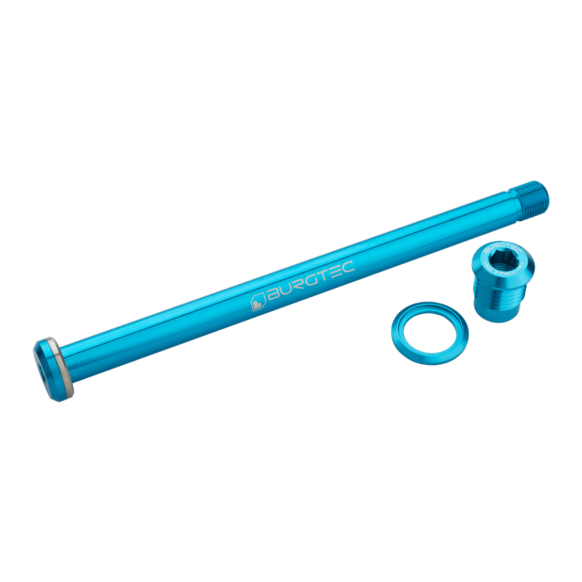 BURGTEC 174mm Rear Wheel Axle for Yeti Frame Turquoise
