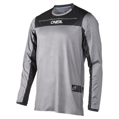 O'NEAL ELEMENT FR HYBRID Long Sleeve Jersey Black/Grey