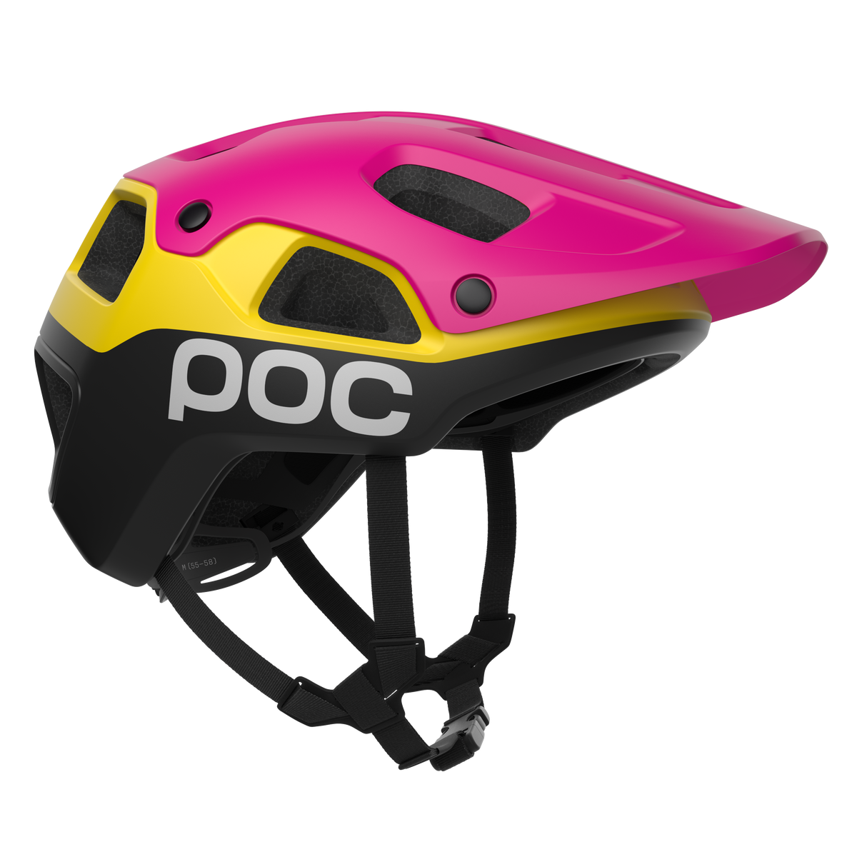 Kask MTB POC CULARIS PURE Różowy/Żółty/Czarny