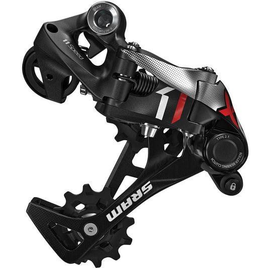 SRAM X01 11V Type 2.1 bagskifter i sort/rød