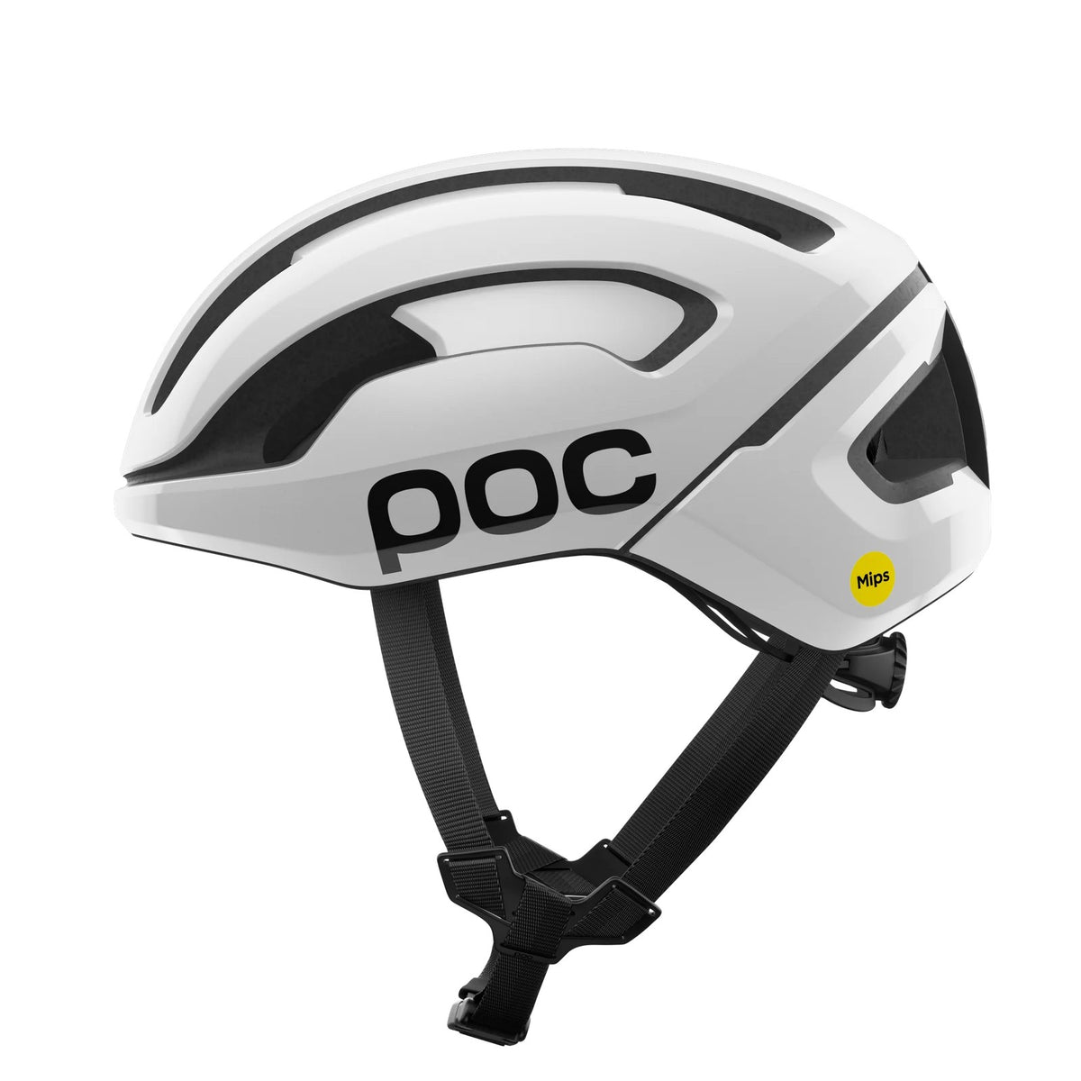Weghelm POC OMNE AIR MIPS Logo Wit/Zwart Mat