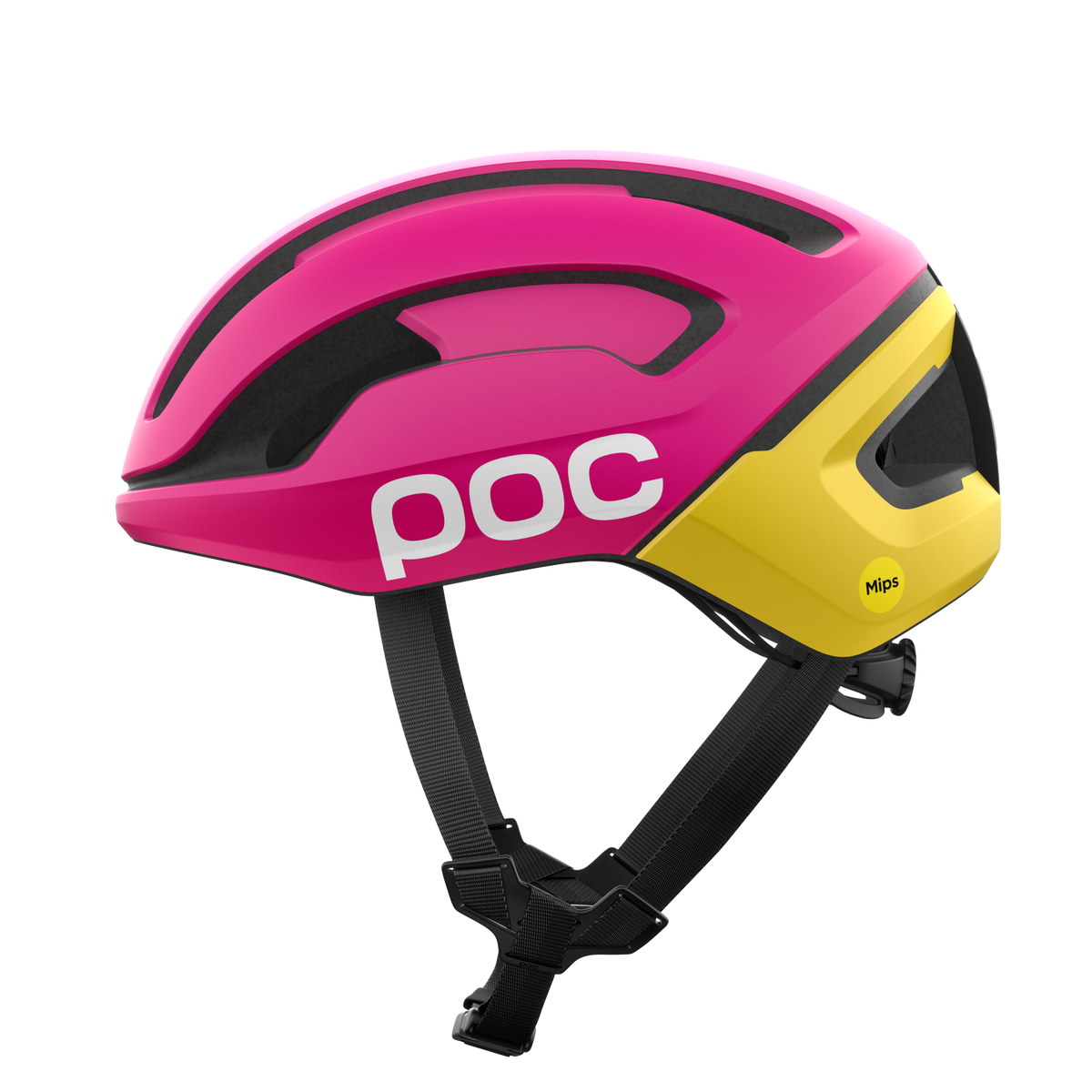 POC OMNE AIR MIPS Logo Road Helmet Pink/Yellow