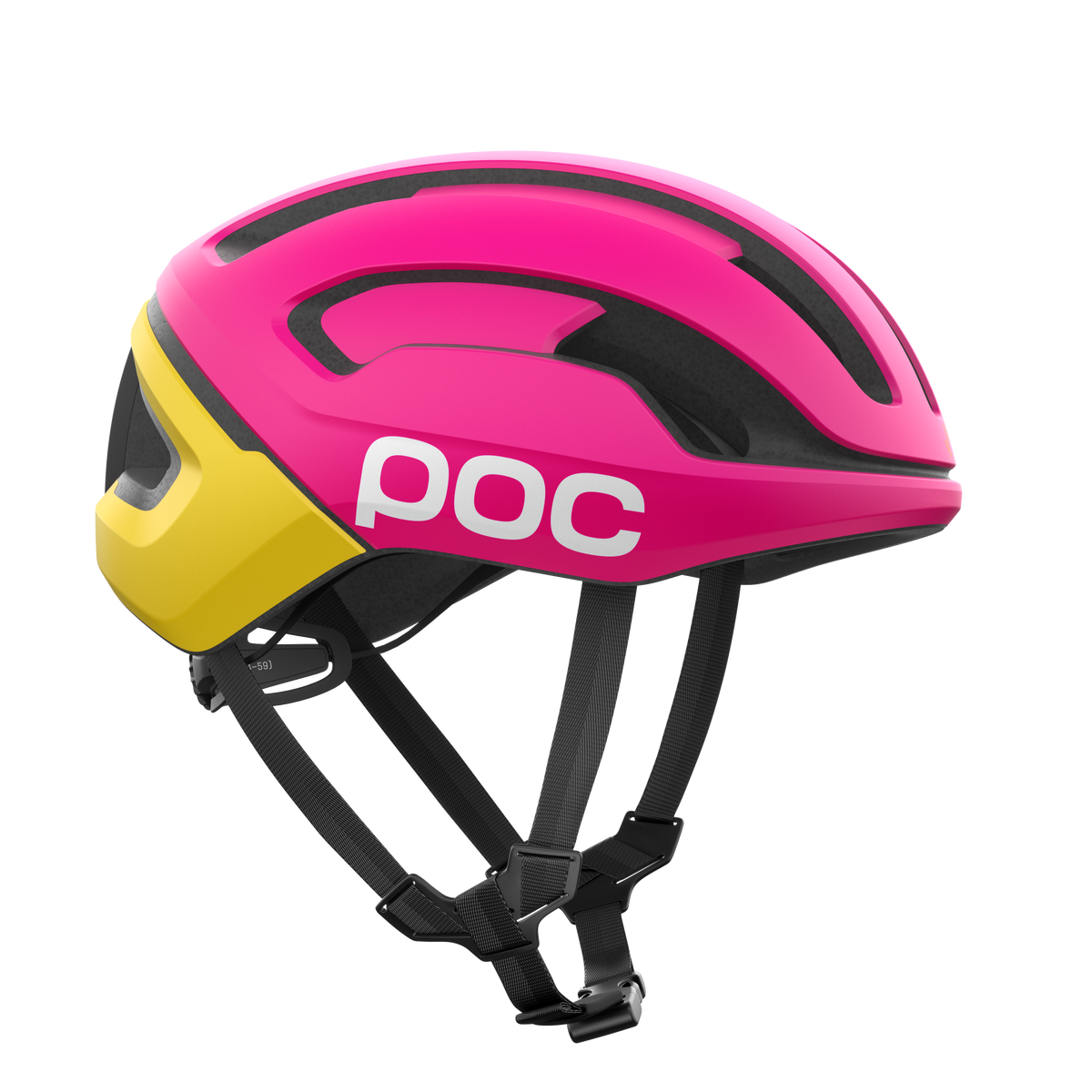 POC OMNE AIR MIPS Logo Road Helmet Pink/Yellow