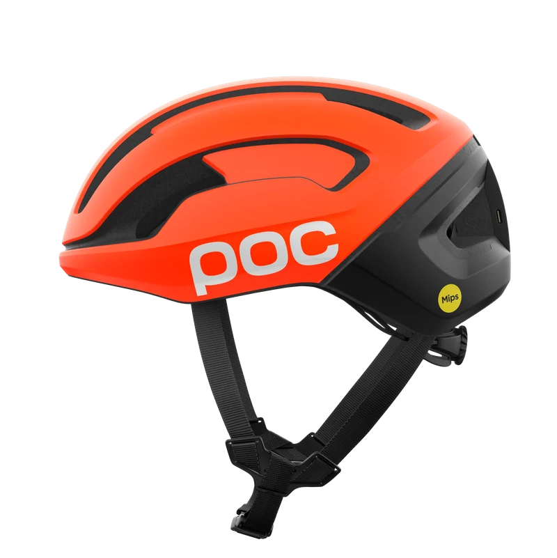Vejhjelm POC OMNE BEACON MIPS Orange/Sort Mat