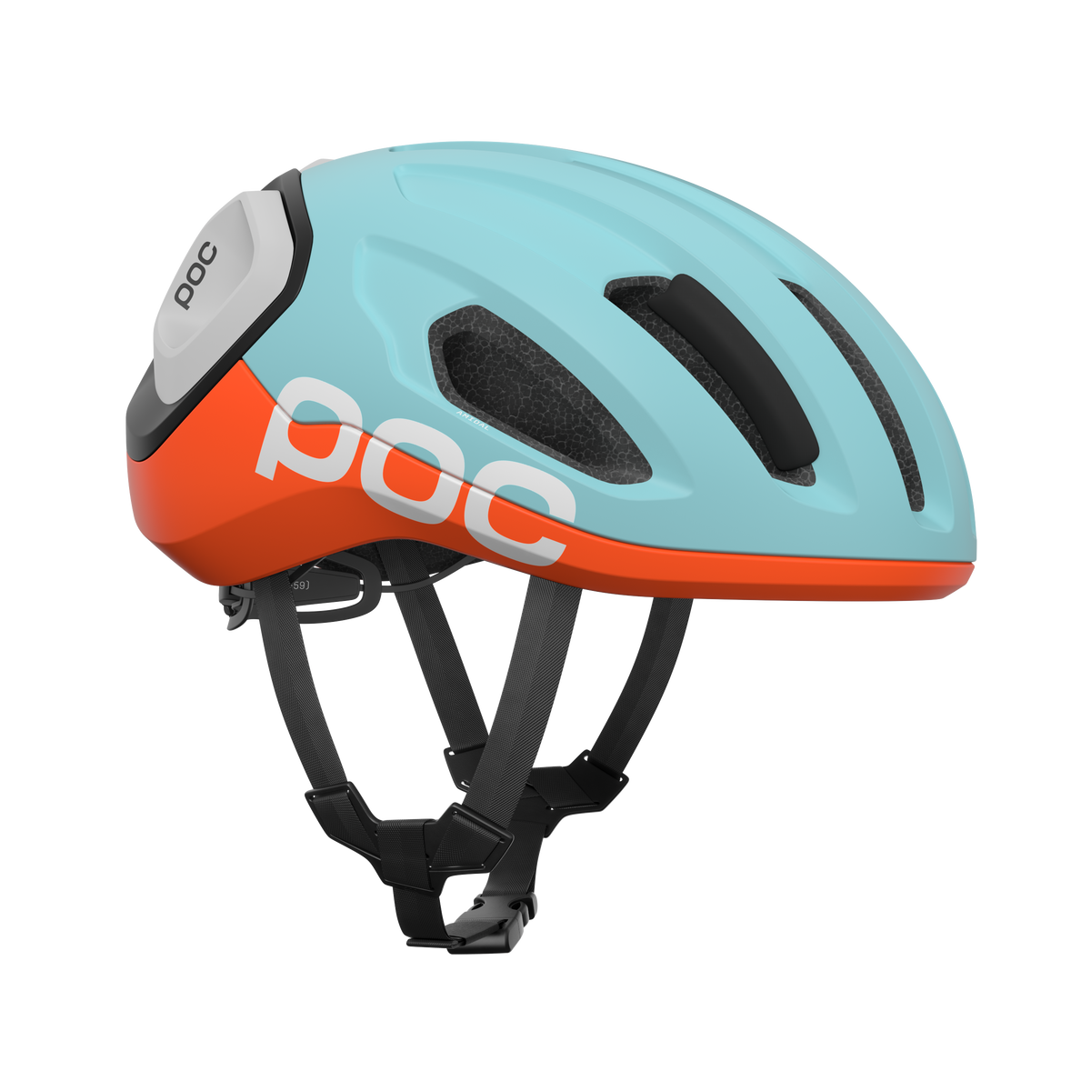 POC AMIDAL MIPS Road Helmet Blue/Orange Matt