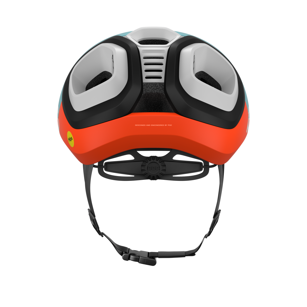 POC AMIDAL MIPS Road Helmet Blue/Orange Matt