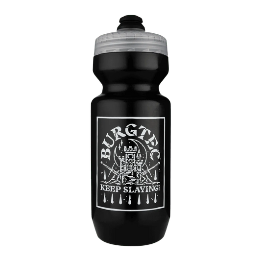 BURGTEC GUZZLE Keep Slaying Water Bottle Black