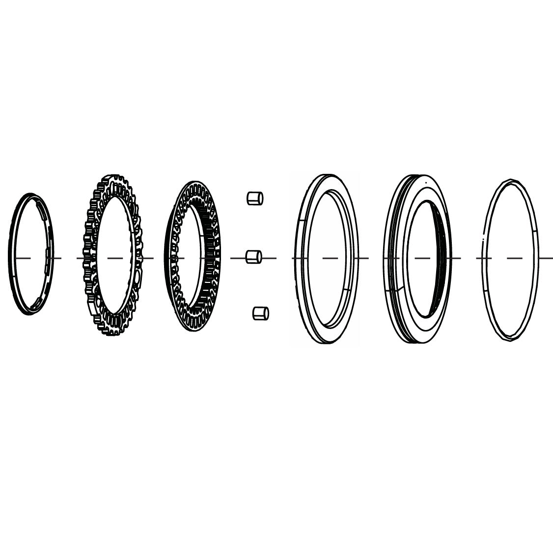 ZIPP Cognition NSW Rear Freehub Ratchet and Seal #11.2018.035.000