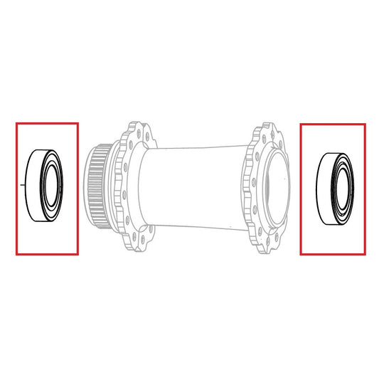 ZIPP COGNITION NSW DISC BRAKE Fram/Bak Lager 61903 (x2) #11.2018.052.002