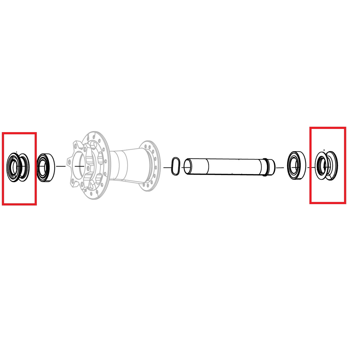 ZIPP ZM2 Torque Caps 15x110 mm-endestykker til forhjulsaksel #11.2018.064.002