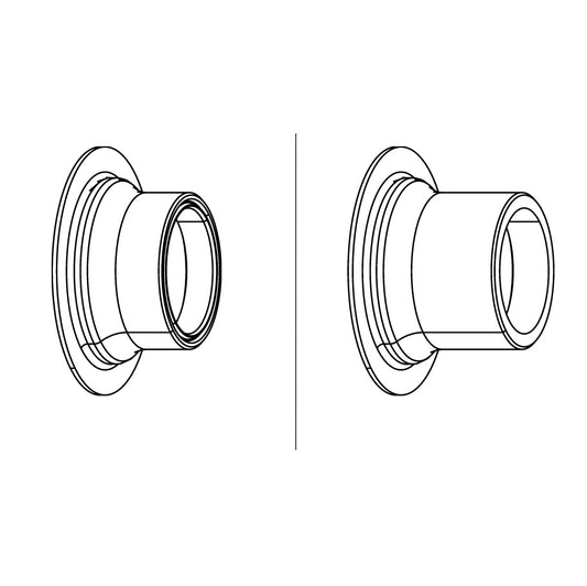 ZIPP ZR1 15X100mm endestykker til forhjulsaksel #11.2018.064.018
