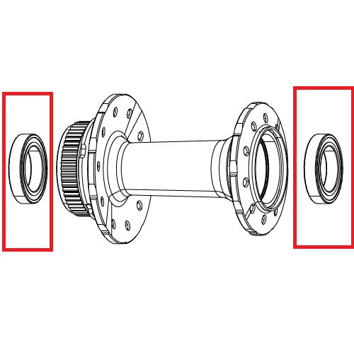 ZIPP COGNITION RIM Front 61803 Ceramic Bearing (x2) #11.2018.067.001