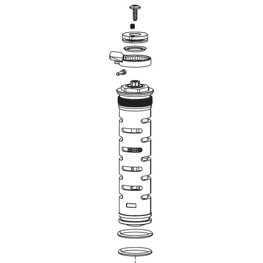 Kompresijski uložak ROCKSHOX Remote 17 mm MOCO RLR 180 mm (POPLOC/PUSHLOC) #11.4015.415.070