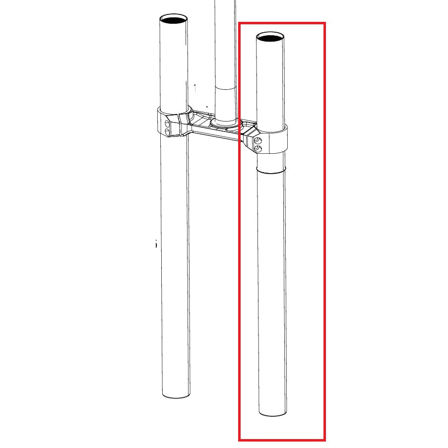 Left Stanchion for ROCKSHOX BOXXER D1 (2024+) Fork