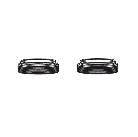 Kit Joints Externes ROCKSHOX 32mm Épaulés (x20) pour Fourche REVELATION Noir #11.4018.028.003